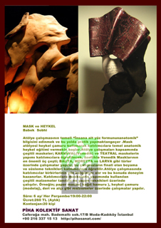 Babek Sobhi İle Mask Ve Heykel Atölyesi